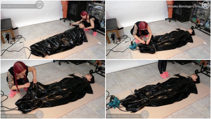 Mistress Hinako - First Time Latex Vacuum Bed With Mistress Tsukio